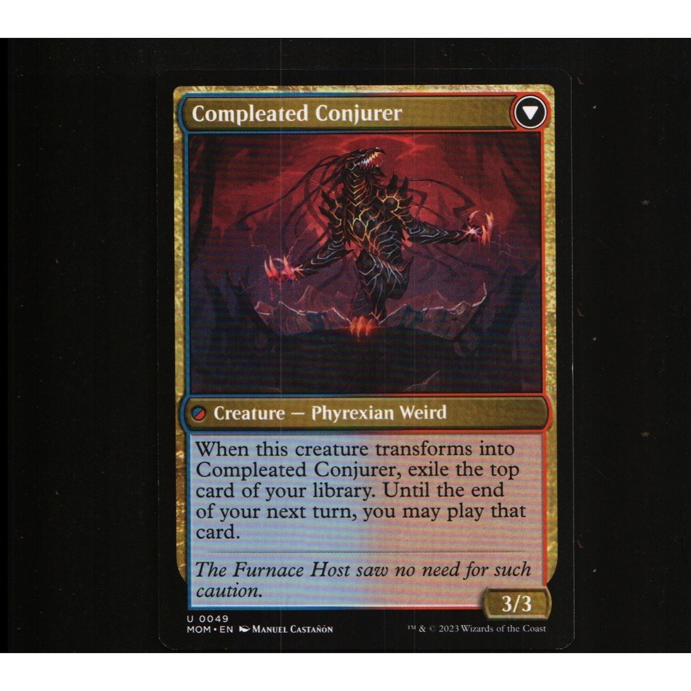 Captive Weird Compleated Conjurer Magic MTG March of the Machine MOM 0049 Card